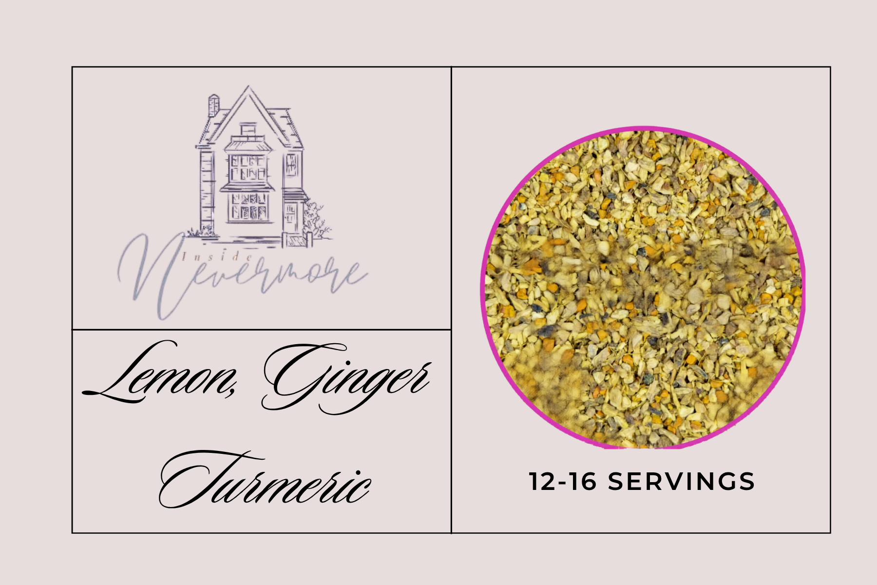 Lemon Ginger Turmeric Loose Leaf Tea